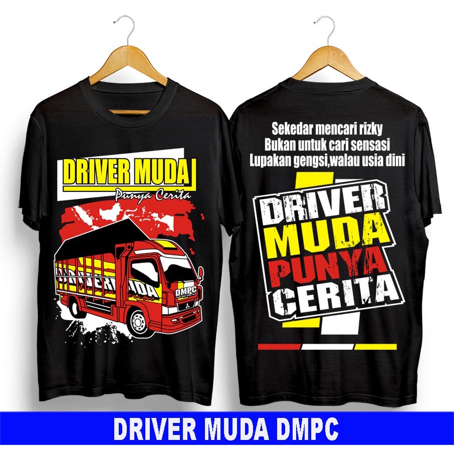 Kaos murah Kaos distro murah baju  distro pria t-shirt murah combed30s truck punya cerita hitam