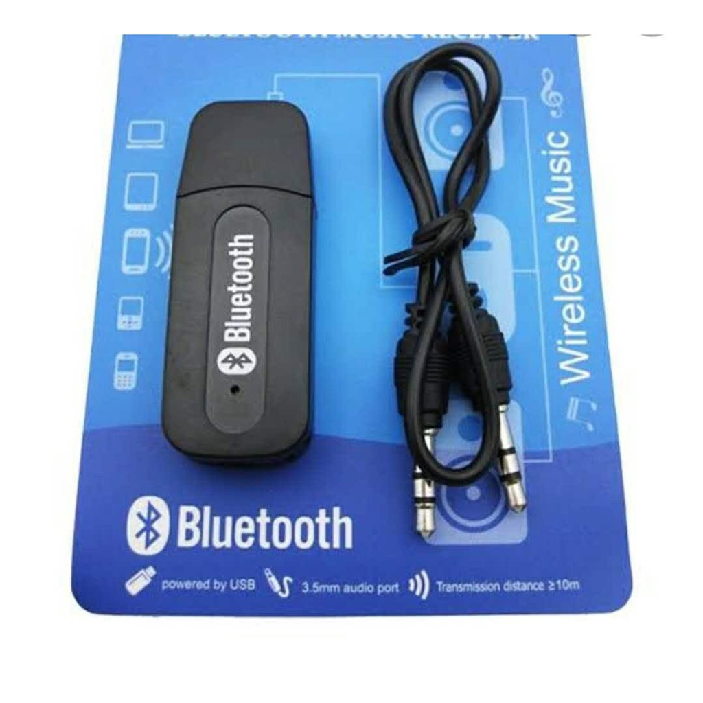 USB BLUETOOTH RECEIVER ADAPTER + KABEL AUDIO 3.5mm