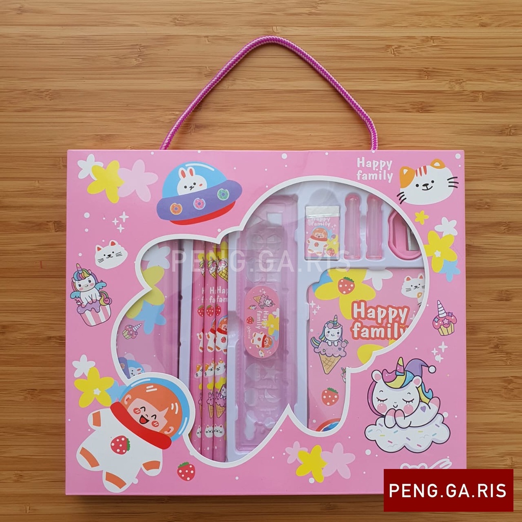 

Kado Ultah / Souvenir / 7 in 1 Stationery Set Medium