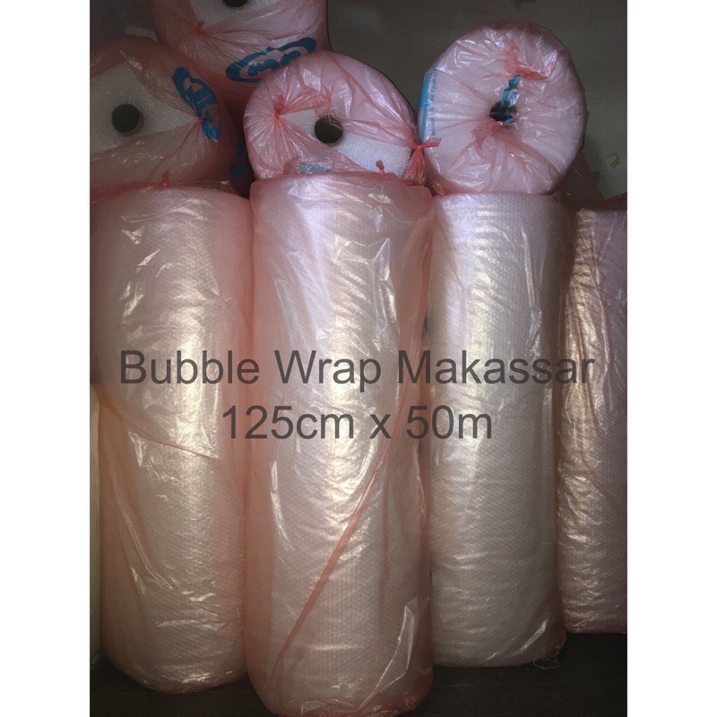 

(Roll) Bubble Wrap 1.25 x 50 M, khusus area Makassar