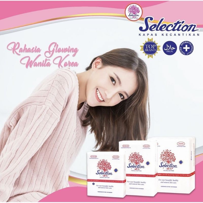 ❤Miss.Vinka❤ KAPAS SELECTION Facial Cotton (35gr / 50gr / 75gr) / Round Oval Bulat