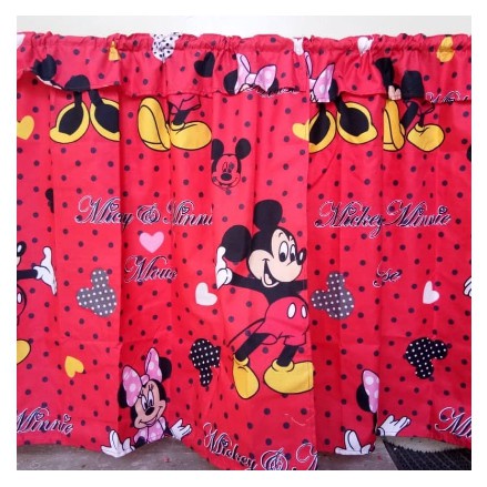 Hordeng kolong dapur motif mickey