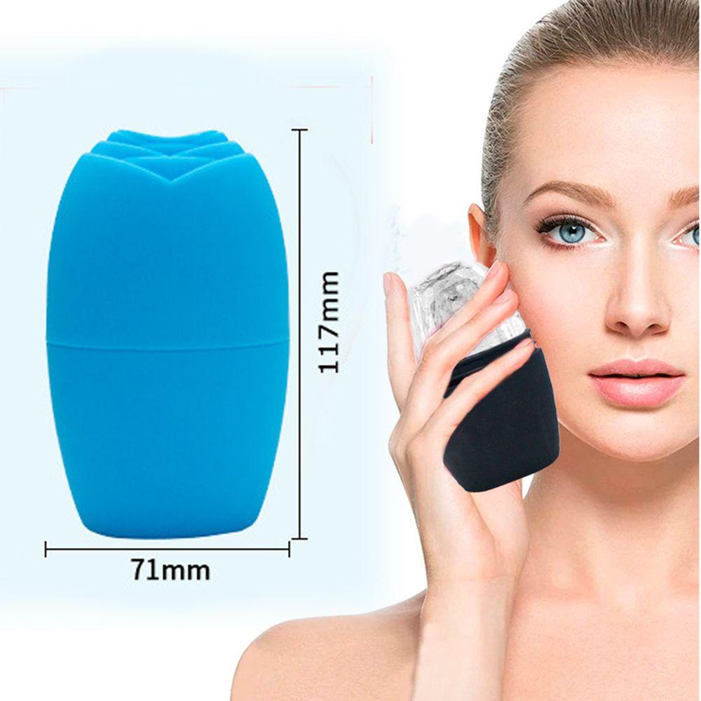 AUGUSTINA Freezable Ice Face Roller Body Ice Massager Roller Ice Roller for Eye Cold Therapy Facial Icing Tool Shrink Pores Skin Care Tool Lifting Contour Alleviate Puffiness Silicone Ice Cube Mold/Multicolor