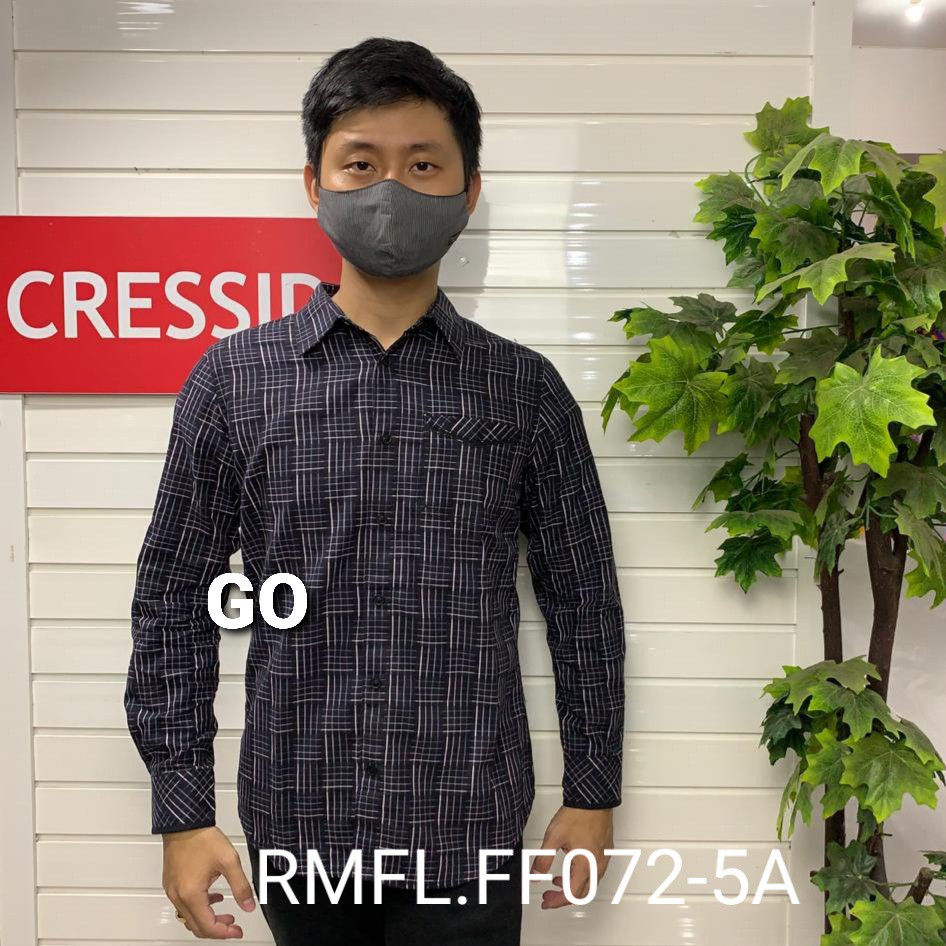 gof CRESSIDA KEMEJA PRIA SLIMFIT Kemeja Casual Kemeja Lengan Panjang