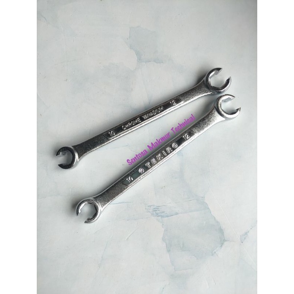 TEKIRO 10 x 12 MM Kunci Pas Nepel Flare Nut Wrench Spanner