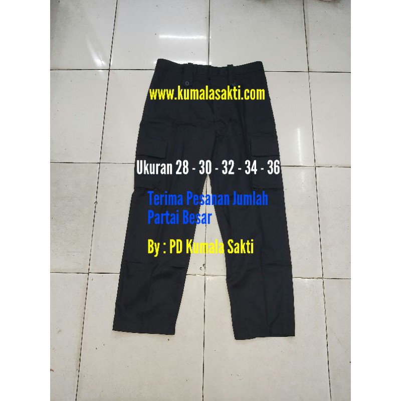 Celana PDL PDH Biru Polos Security Satpam-Seragam PDL Security Satpam-Topi Satpam-Rompi Satpam