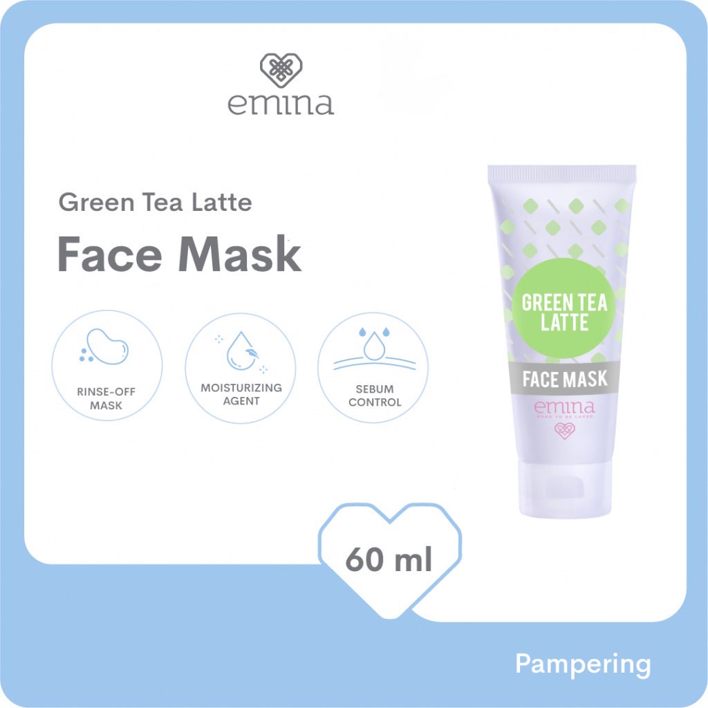 EMINA Green Tea Latte Face Mask 60ml