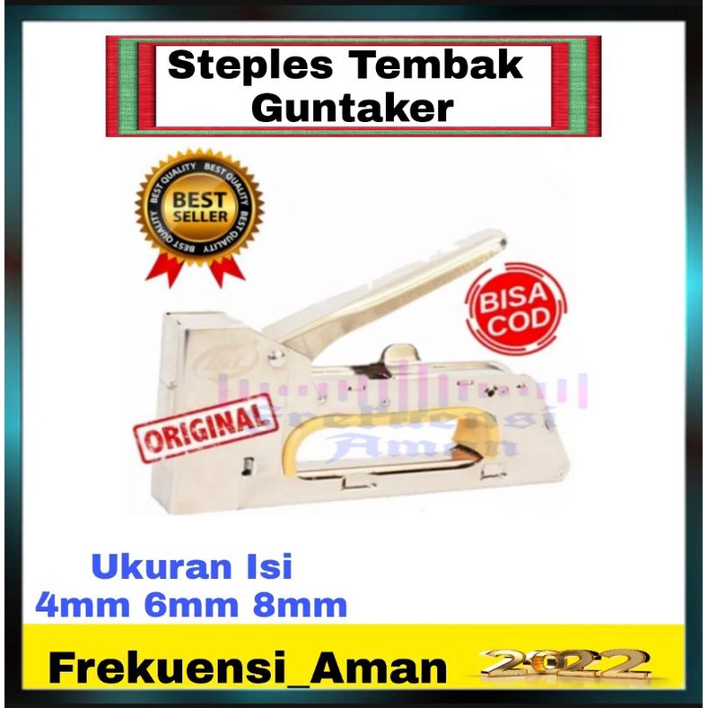 

Stepler Steples Tembak Guntaker Cekrekan Spanduk Jok Sopa & Kulit Motor