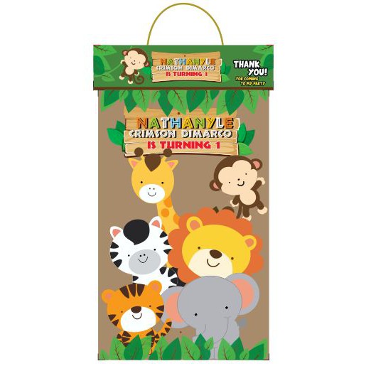 

plastik snack jungle / plastik bingkisan snack jungle / kantong snack jungle / plastik snack custom