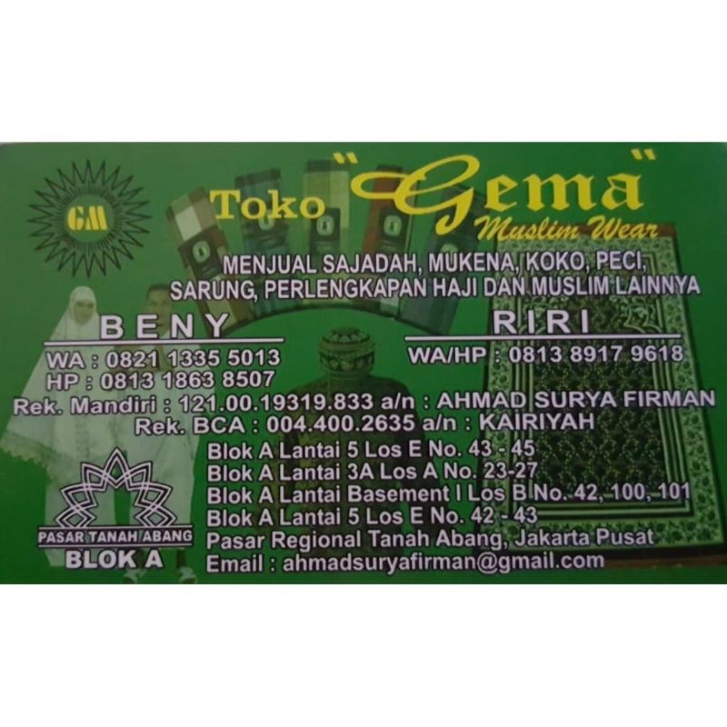 Mukena Embos Dewasa Khusus Putih