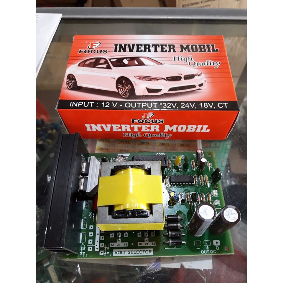 KIT INVERTER MOBIL MULTI DC 12V TO DC CT 18 24 32 VOLT