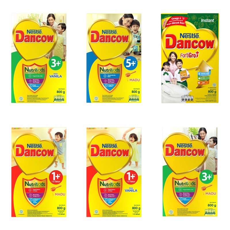 Nestle Dancow 1+ / 3+ / 5+ / Fortigrow Susu Pertumbuhan