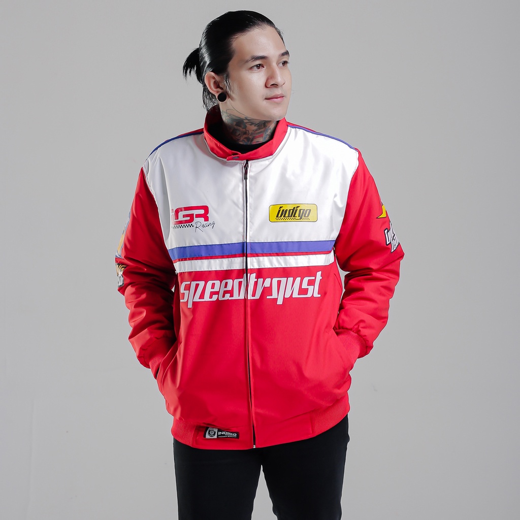 VARSITY JAKET RACING NASCAR INDIGO