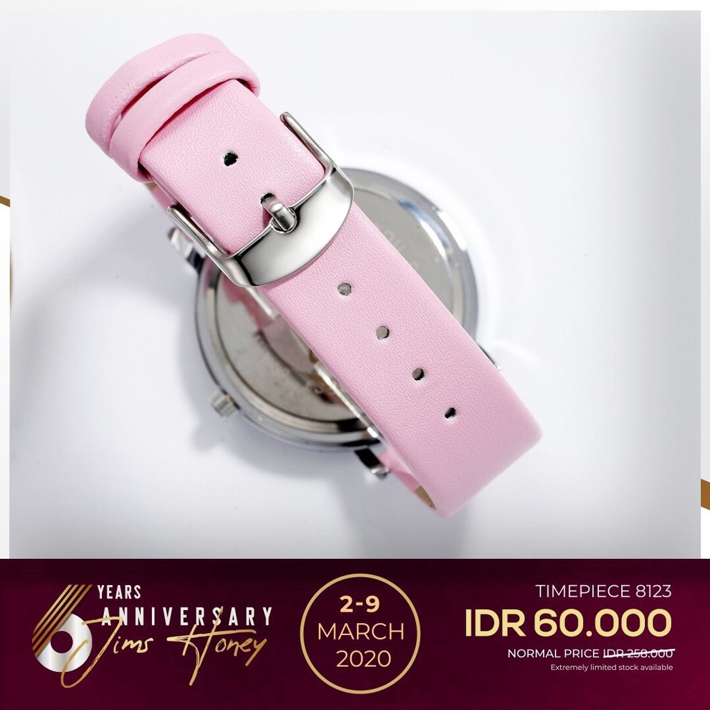 JAM TANGAN JIMS HONEY 8123 Cewek Wanita Fashion Elegan Mewah Cantik JH Ori Murah