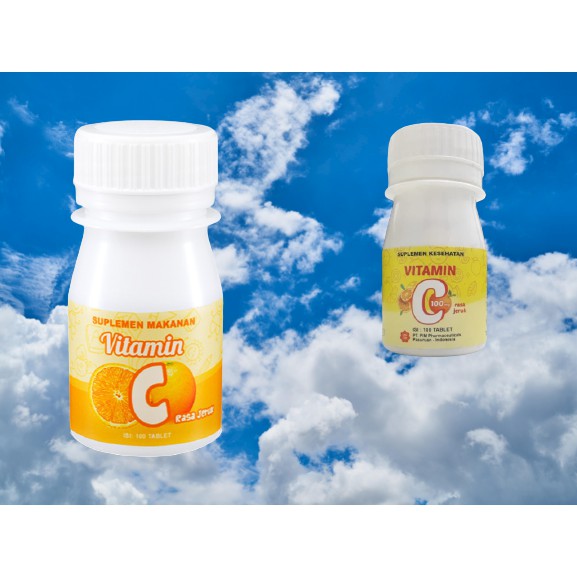 VITAMIN C PIM BOTOL 25mg//100mg