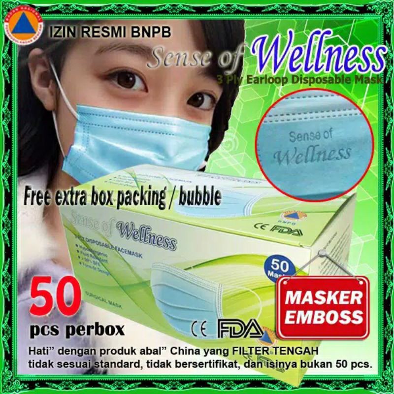 Masker Medis Wellness isi 50