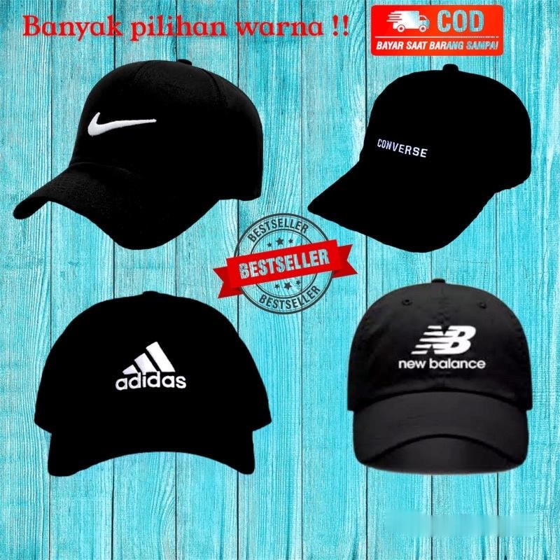 Topi Baseball Pria Wanita Sablon Sport Murah Hits Kekinian