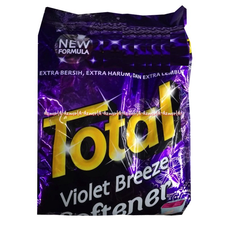 Total Violet Breeze Softener 780gr Detergen Bubuk Sabun Cuci Mesin Cuci Bukaan Atas