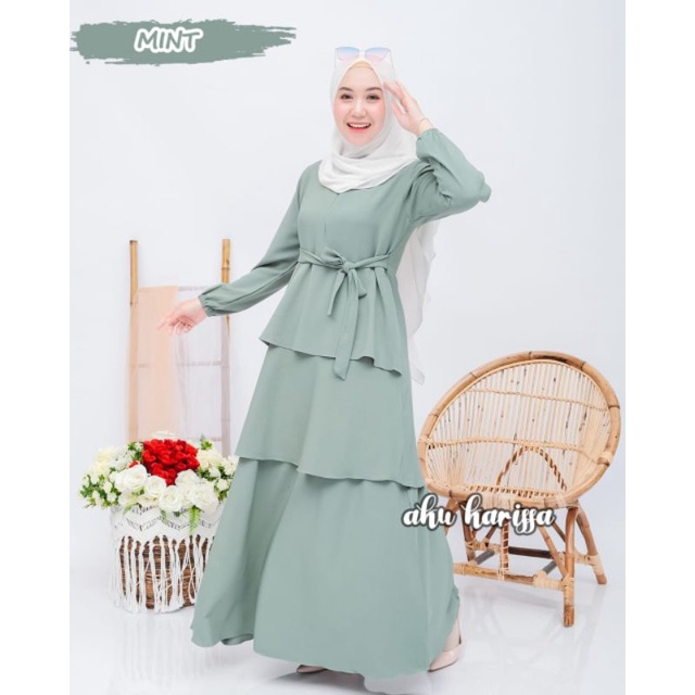 SETELAN ROK UMPAK AKU KARISSA DEWASA ITY CREPE PREMIUM