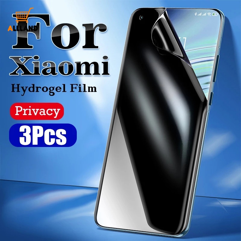 Pelindung Layar Hydrogel Ultra Tipis Anti Spy Untuk Xiaomi Mi 12Pro 12X / Soft TPU Kompatibel Dengan Xiaomi 12se