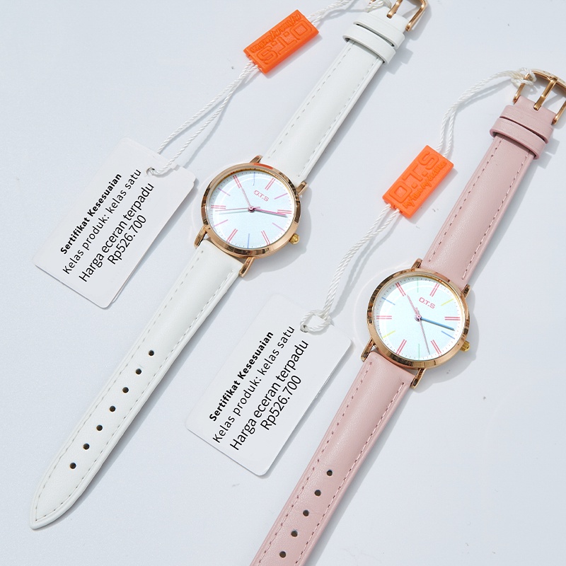 ✅(COD) OTS Jam Tangan Wanita Jam Tangan Asli Tahan Air Murah Tahan Air  Kuarsa Elegan Jam Tangan Wanita-5