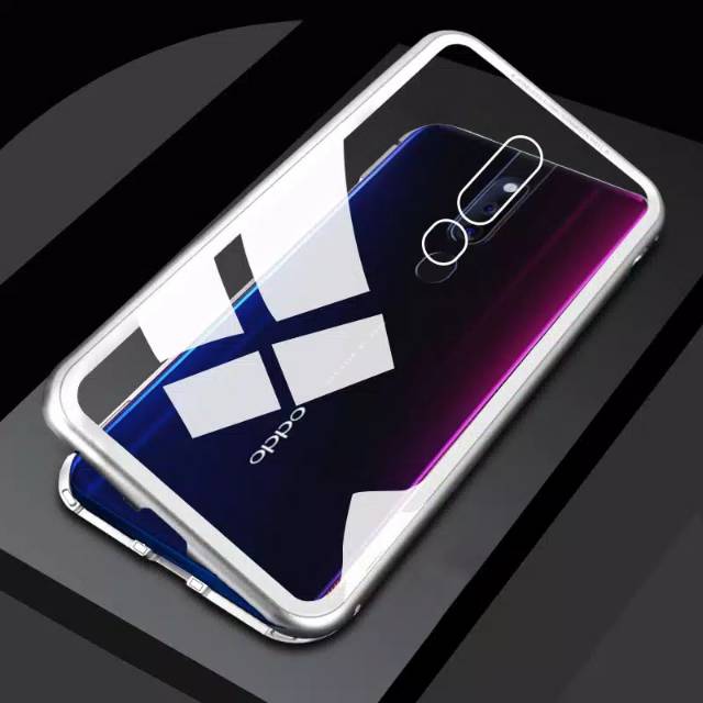 CASE MAGNETIC PREMIUM 2 IN 1 FOR OPPO A7 2018