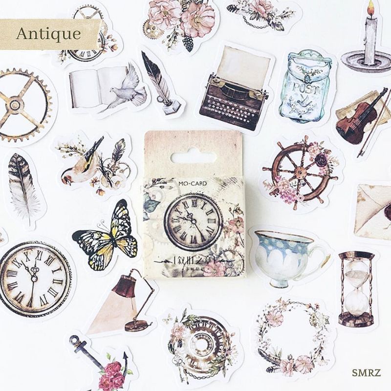

Antique Sticker Piece - Stiker Ecer Tema Antik / Stiker Aesthetic / Stiker Gambar Jadul / Scrapbook / Stationary