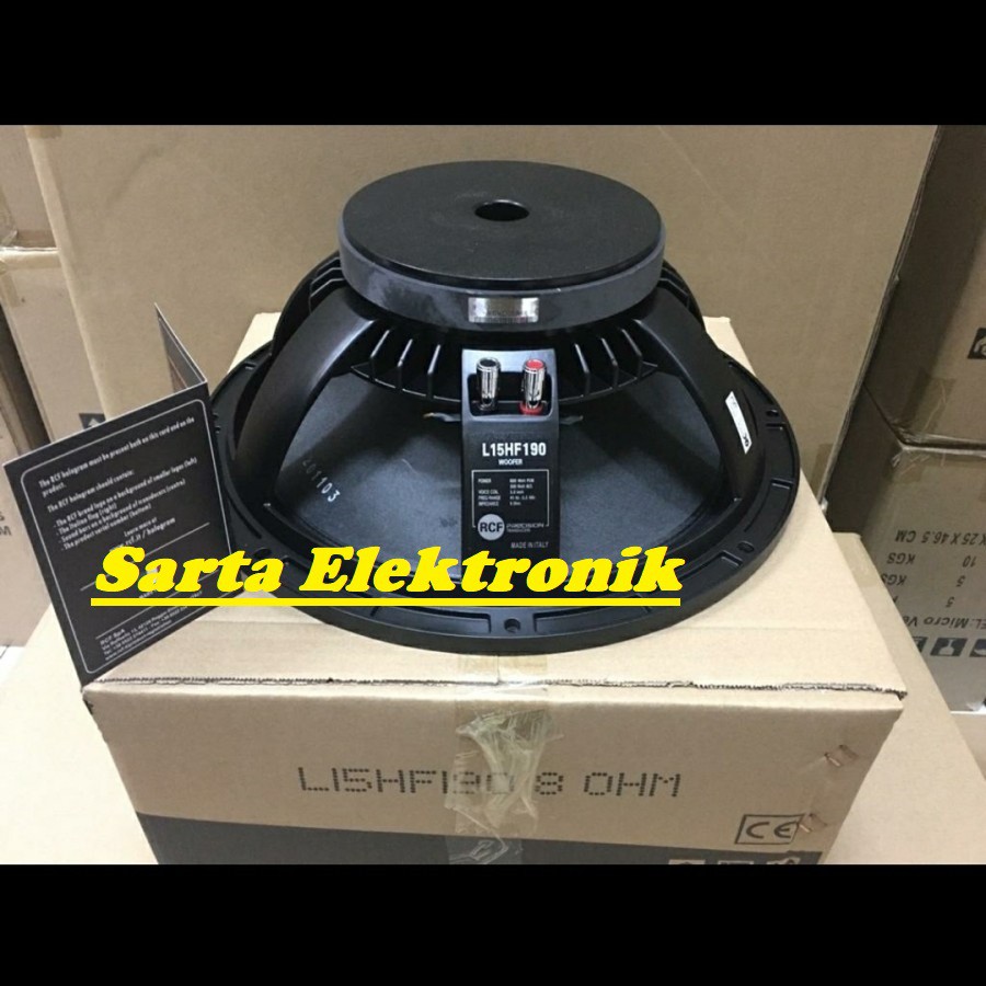Speaker RCF 15HF190 / 15 HF190 15 INCI Komponen Speaker
