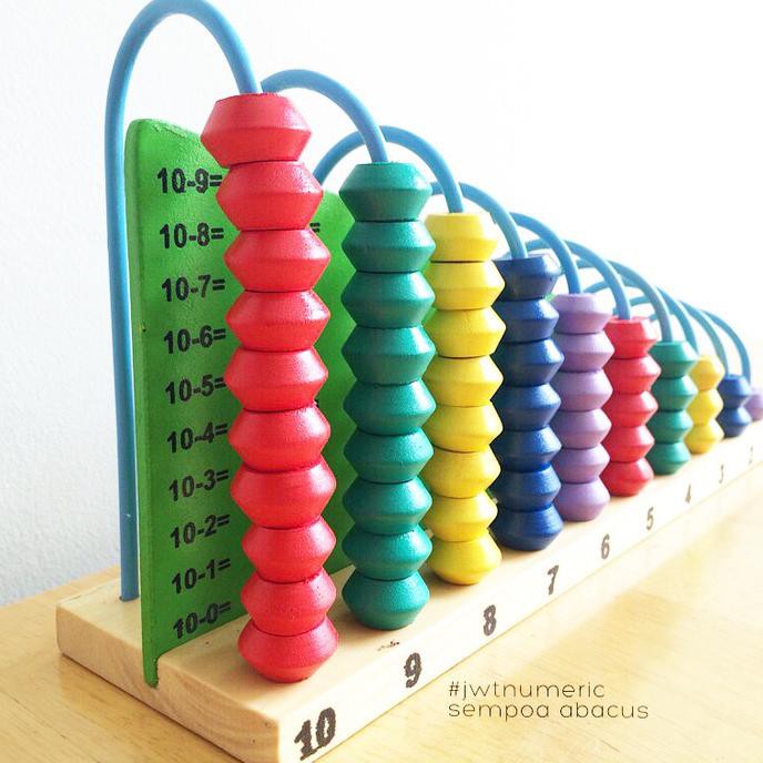 TERBARU Mainan Kayu - Sempoa Abacus