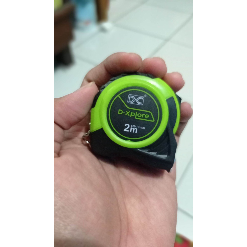 Meteran Tukang 2 Meter Merk D-Xplore Meter Tukang Kualitas Terbaik Awet Kuat Empuk Alat Perkakas Ban