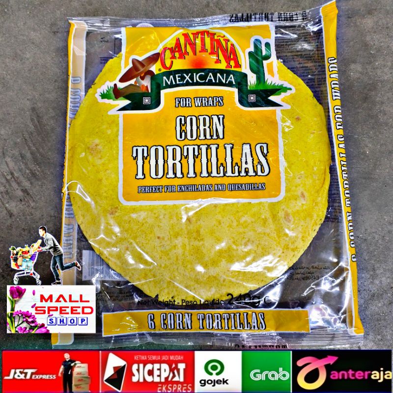 

Kulit Kebab Cantina Mexicana Corn Tortillas isi 6pcs Uk 20cm