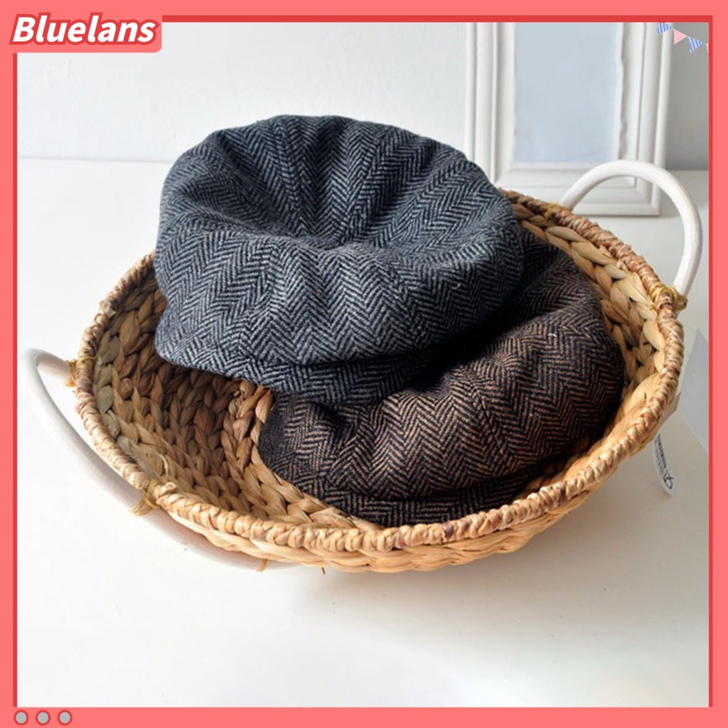 Bluelans Casual Gatsby Beret All Seasons Vintage Beret Sweat Absorption for Outdoor