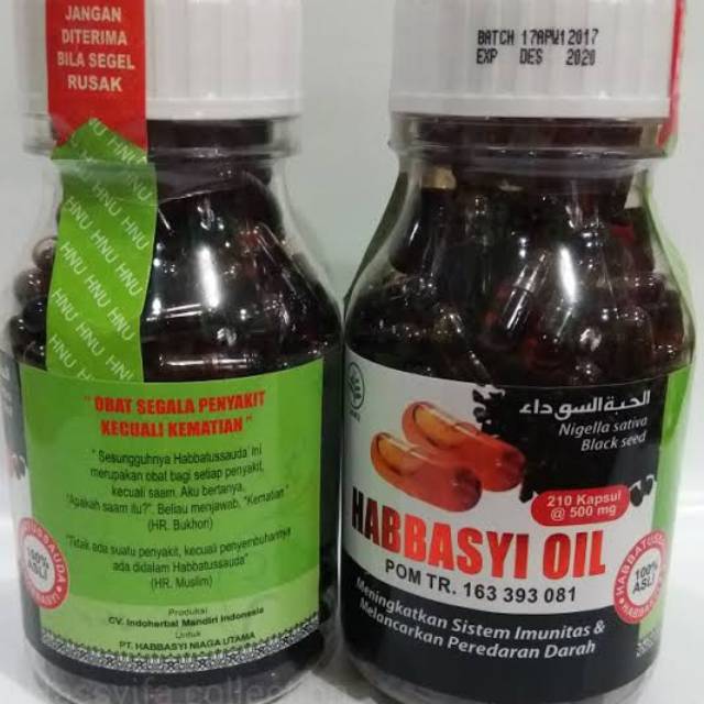 Habbasyi oil ( jinten hitam )