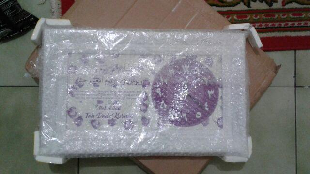 Hiasan Jam Dinding Islamic Quote Sudah Shalat Belum Uk 20x40 Frame Ukir