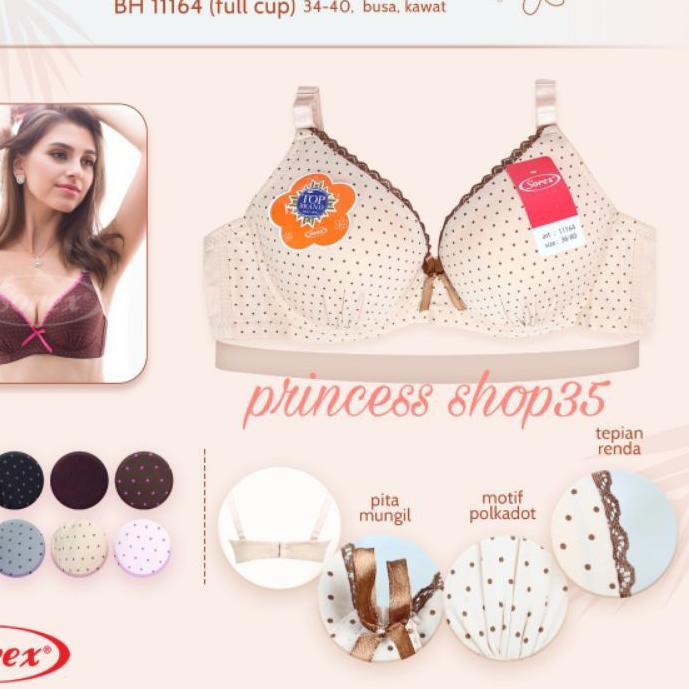 ➤ Bra sorex kawat 11164/BH sorex polkadot ➱
