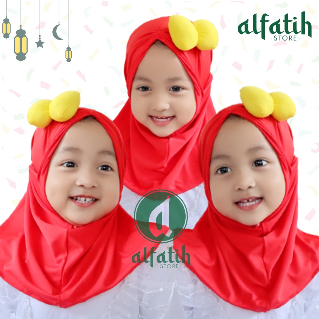 ALFATIH STORE / Jilbab Anak Lubna Kids Minie Samping / Hijab Anak Murah /HIJAB ANAK / HIJAB BAYI COD / Kerudung Anak Jilbab Hijab Anak Bayi Perempuan / pastan baby / hijab anak / Jilbab Anak bayi Usia 0-3 Tahun Bahan Jersey Premium Nyaman Di Pakai