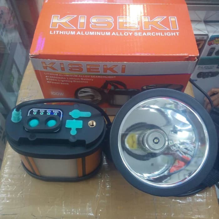 Senter Kepala Blor Power Aki Kiseki CK-598 + Power Bank