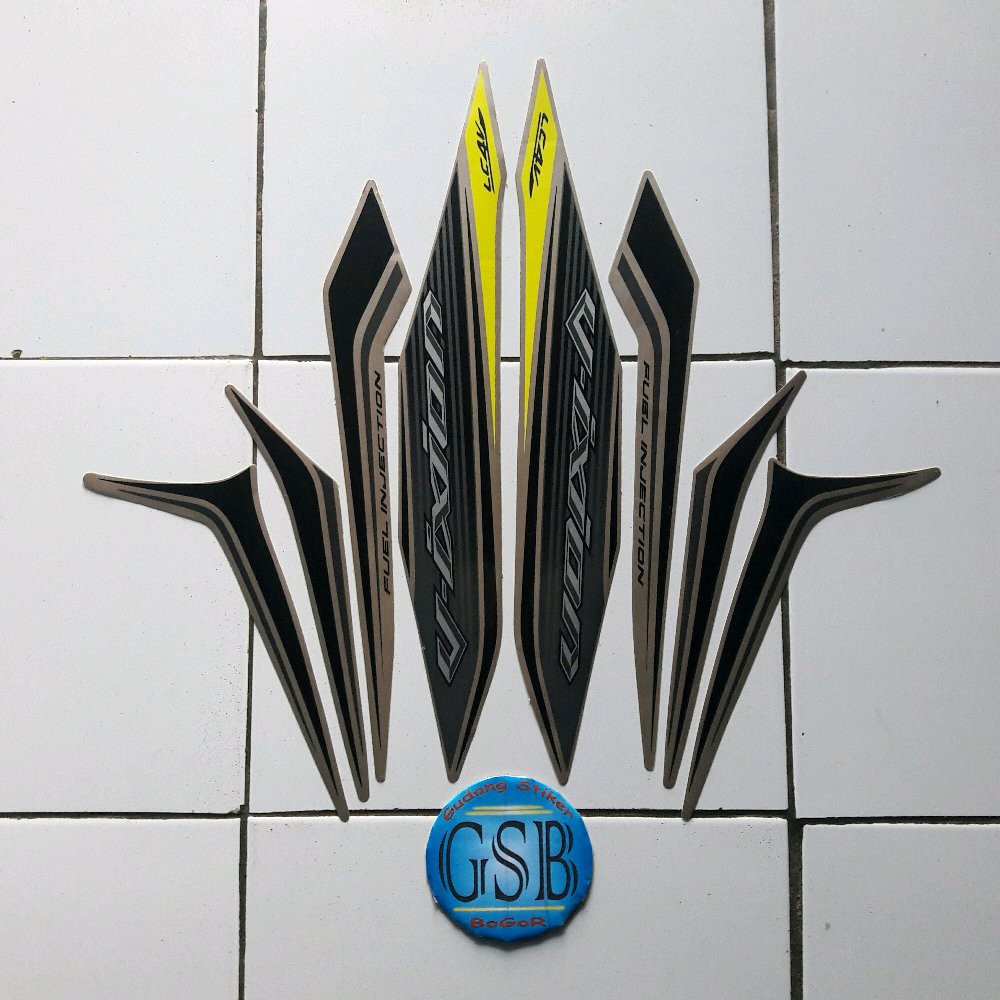 Variasi striping vixion new 2013 gold