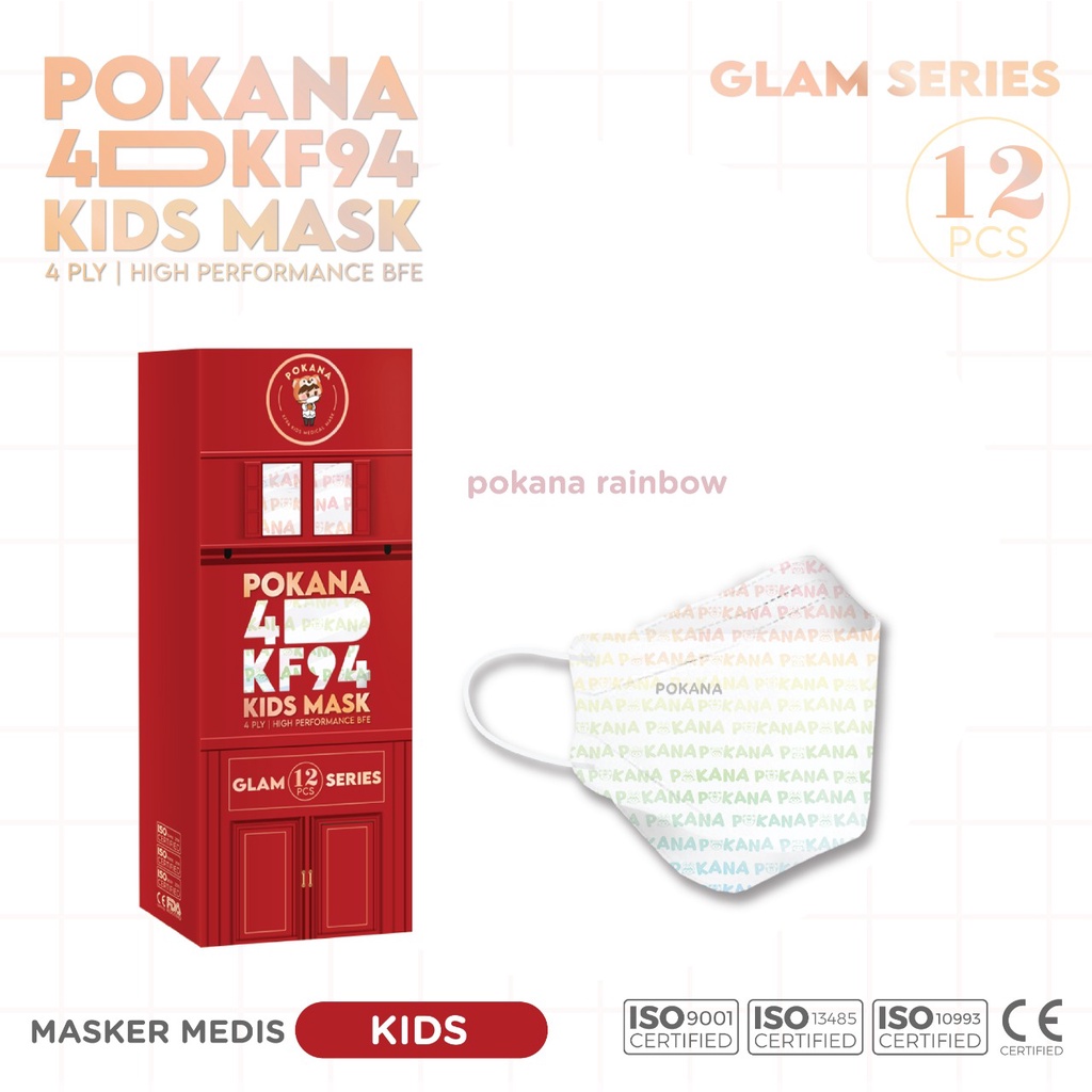 Pokana KF94 kids Mask Glam Series