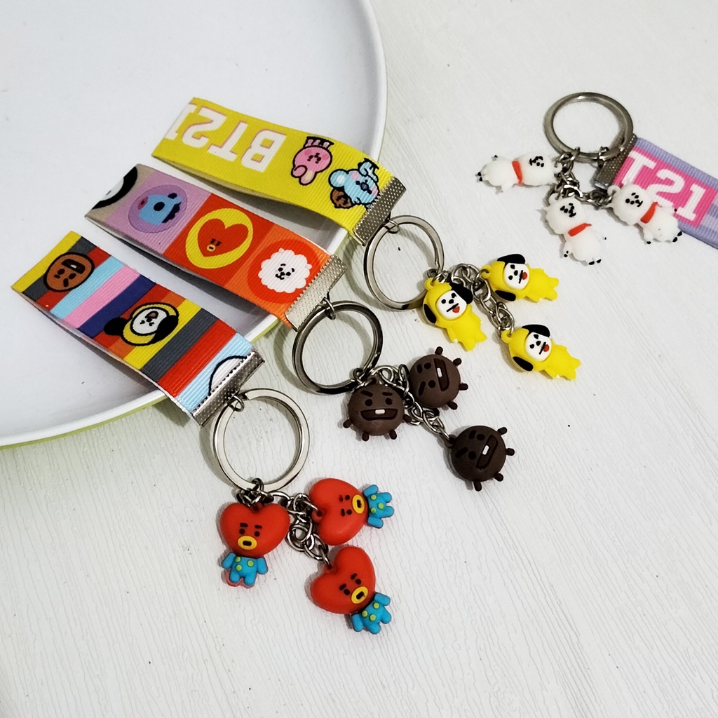 Gantungan kunci lucu gantungan tas cute keychain aksesoris tas korea Ganci