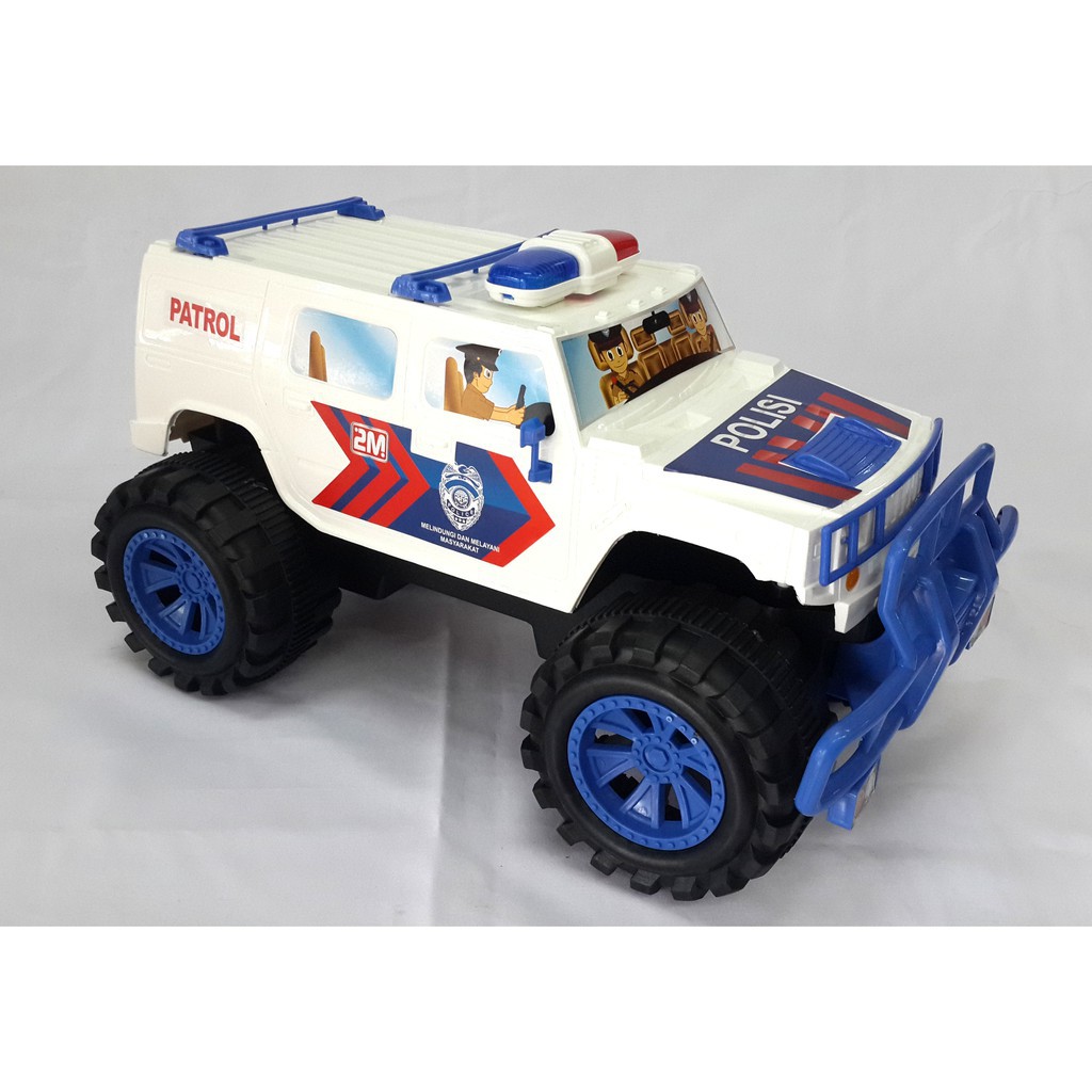 MAINAN ANAK MOBIL JEEP HUMMER POLISI