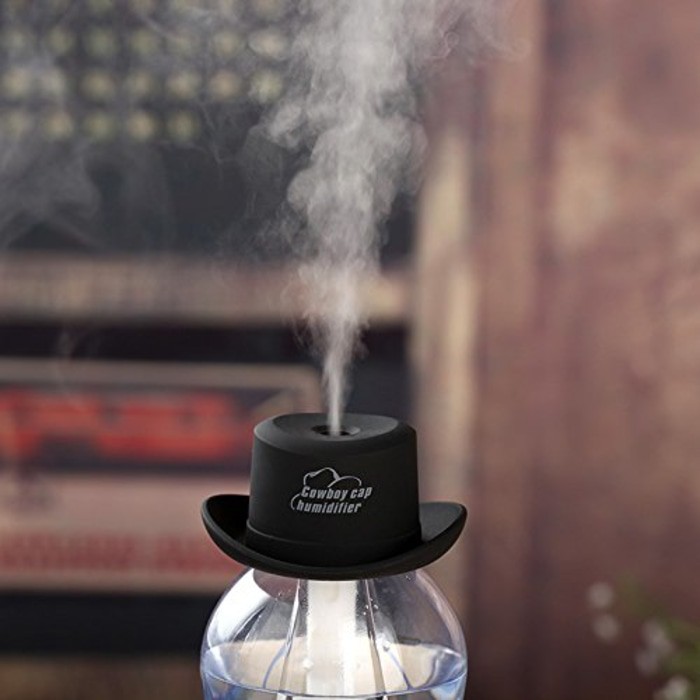 Cowboy Cap USB Aromatherapy Aromaterapi Air Humidifier Embun Lembab