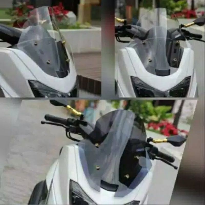 Winsil Windshield model tdr Nmax Sporty, Visor Nmax new 2020 2021 TDR, maxhield Nmax tdr