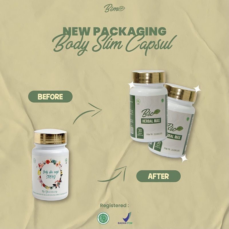 BSC HERBAL Max Obat pelangsing Paling ampuh