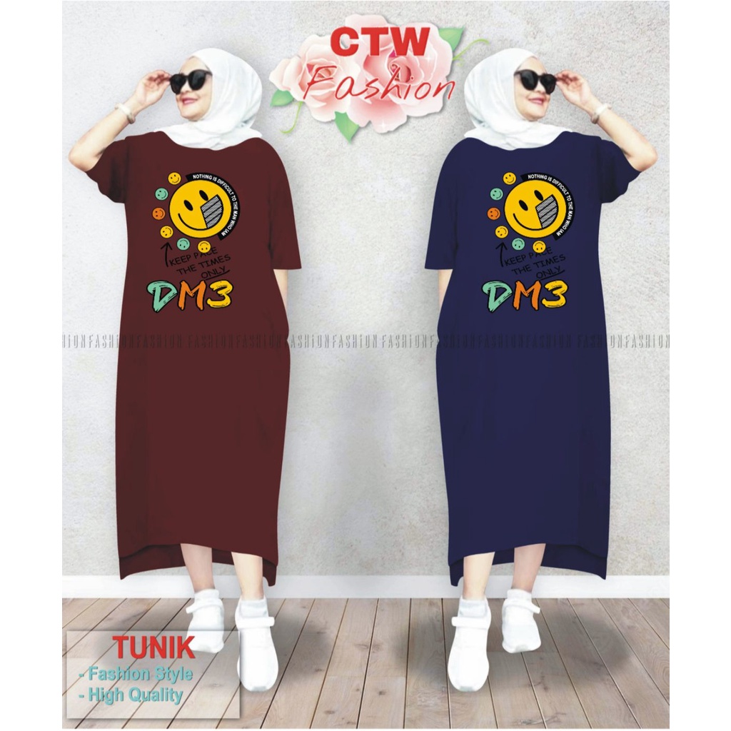 TUNIK OVERSIZE LD 130/LONGDRESS SMILE/TUNIK WANITA DEWASA/TUNIK VIRAL 2022 / TUNIK TERBARU 02/TUNIK PANJANG