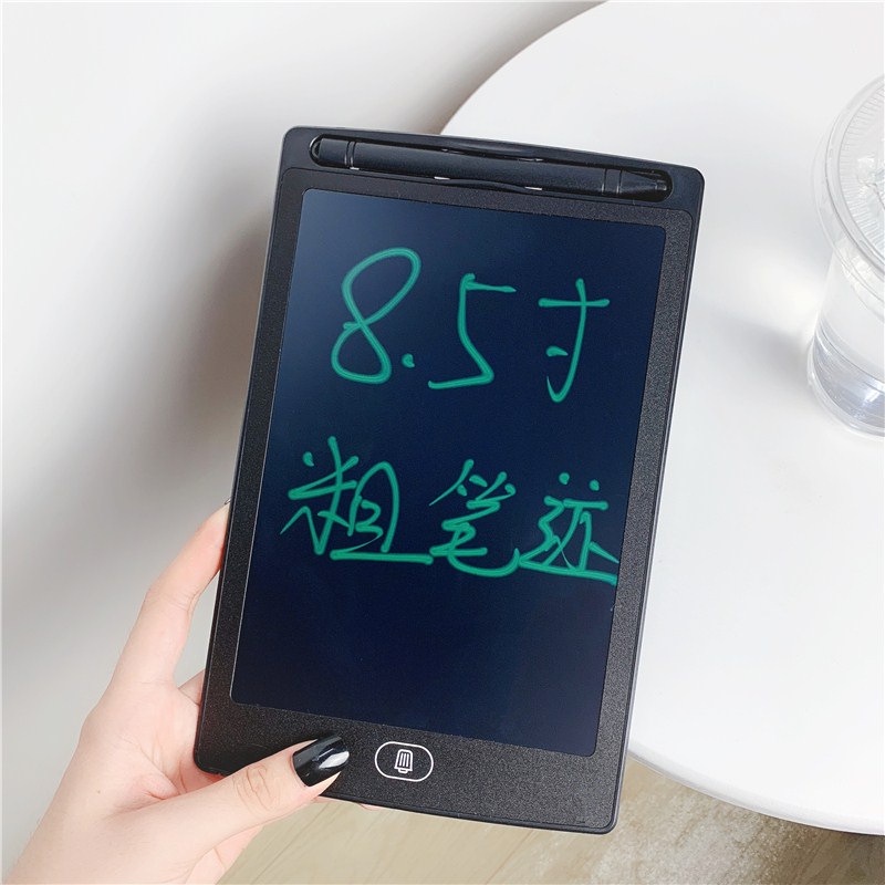 Alat Tulis LCD 8.5&quot; Writing Tablet Board Pad Drawing Magic Book Tab Untuk Anak Dan Dewasa-Papan Tulis Untuk Gambar Menghapus LCD