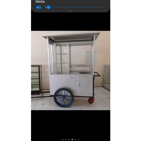 gerobak bakso alumunium gerobak serba guna menerima custom dan gak bisa buru2.
