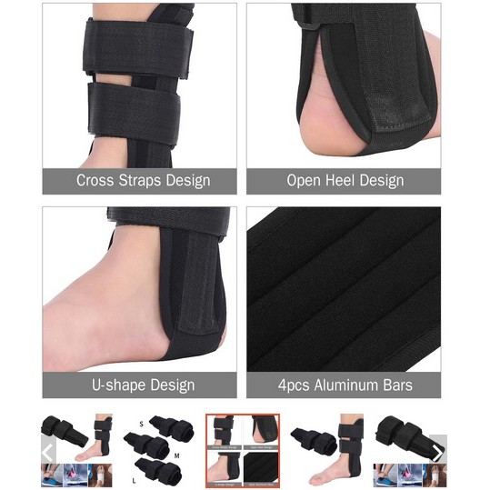 Ankle Brace Support Foot Guard Sprains Injury Wrap Splint Bandag