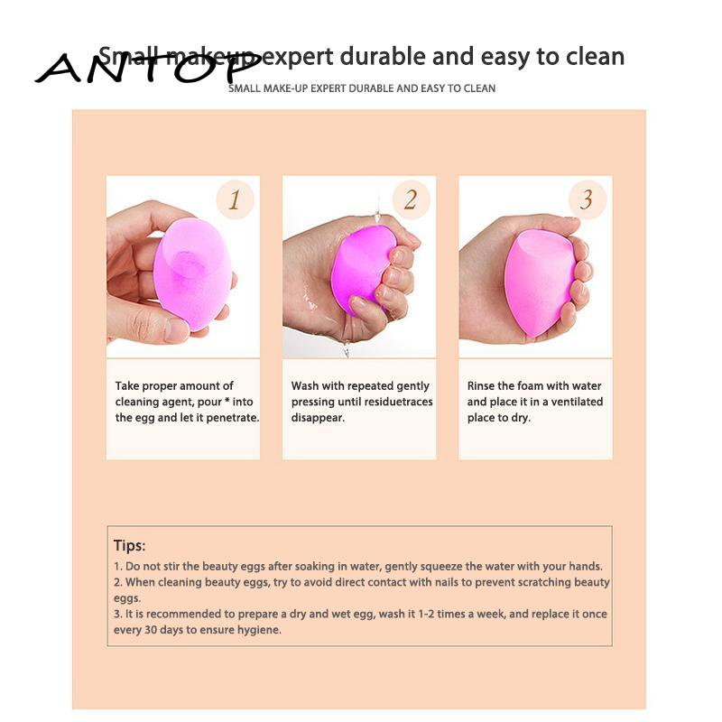 Spons Beauty Blender Bentuk Tetesan Air Bahan Non Latex