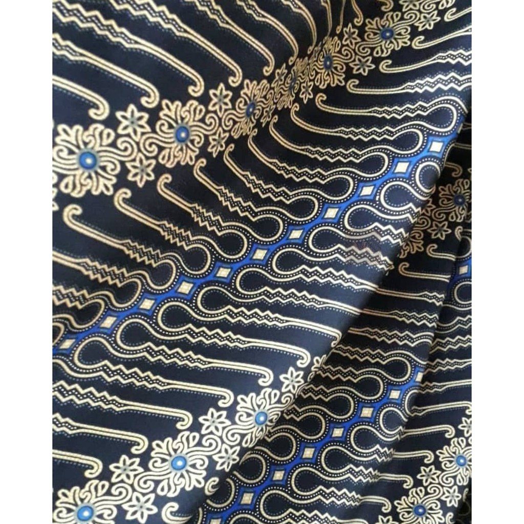 Kain Batik Hitam Prada Katun